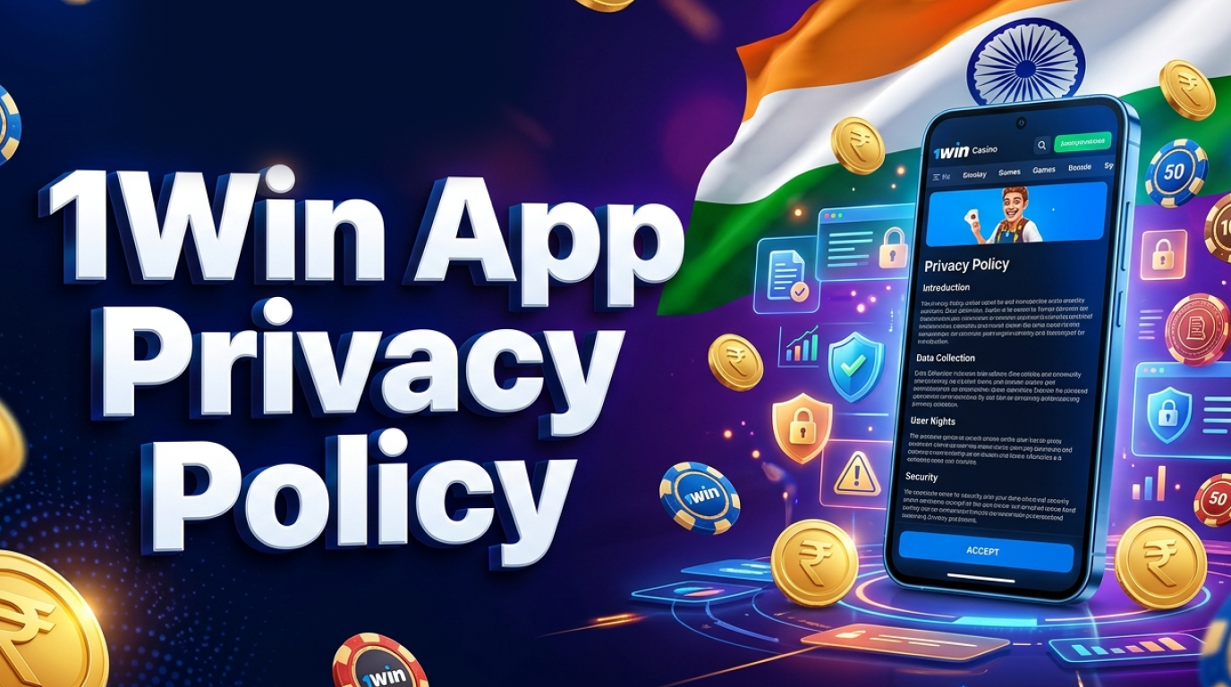 1Win India app privacy settings and policy for safe personal data management